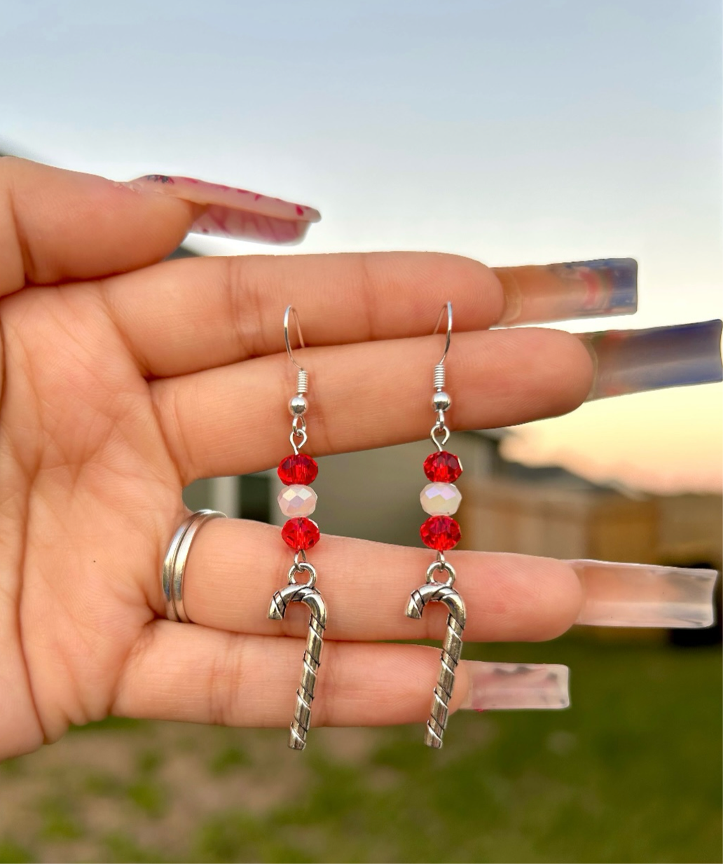 Candy Cane Earrings