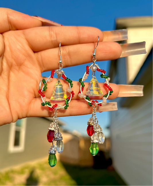 Dangle Christmas Earrings