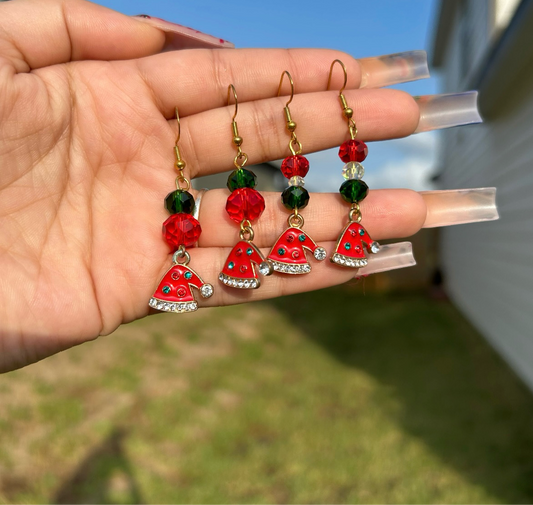 Santa Hat Earrings